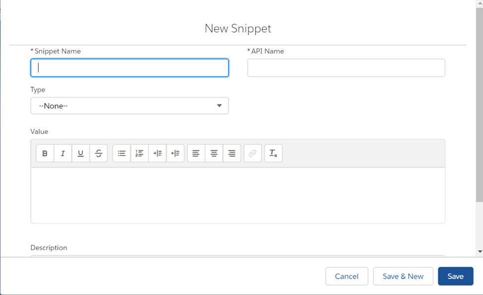 Campaign Snippet setup