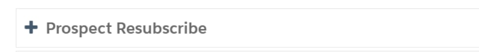 prospect resubscribe tab