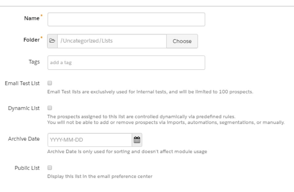 VIP dynamic list example