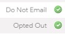Do Not Email vs Opted Out on a prospect record