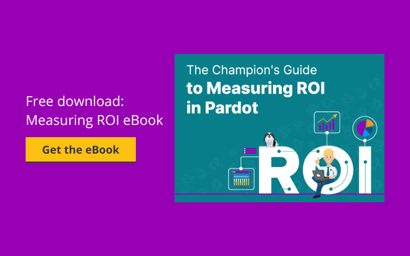 Free eBook download: Measuring Pardot ROI button