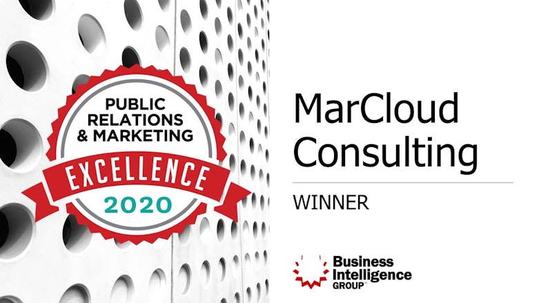 MarCloud Consulting Wins Global PR & Marketing Excellence Award