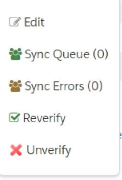 Screenshot of Pardot sync errors