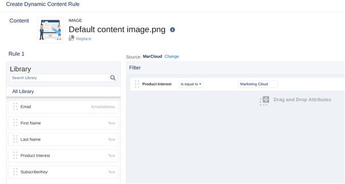 Screenshot of default content image