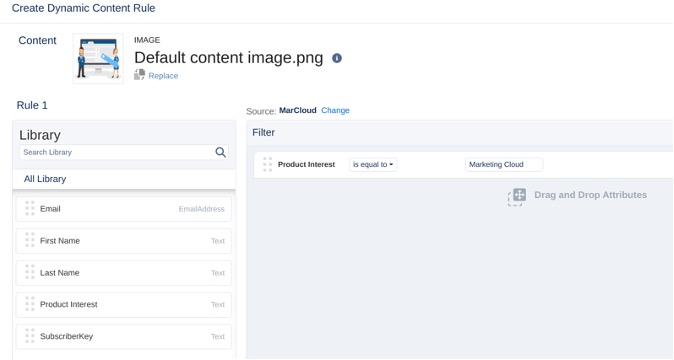 Screenshot of default content image