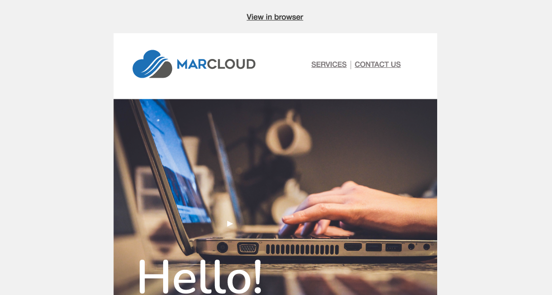 Readymade Pardot Email Templates Custom Designs MarCloud