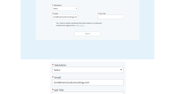 Screenshot of form template FR02
