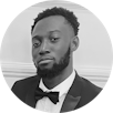 Wesley Sarpong grayscale headshot