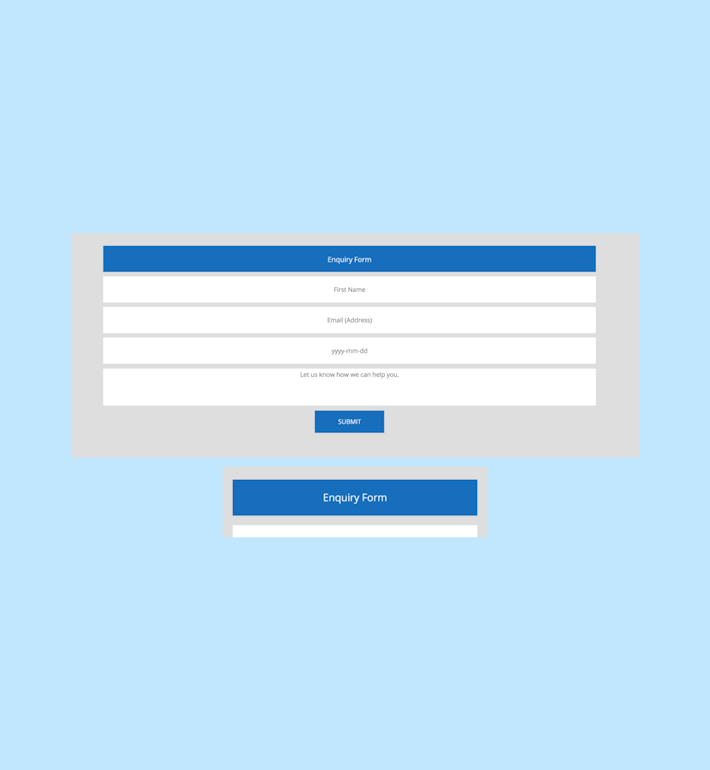 MarCloud form template example