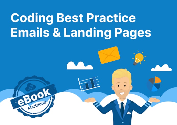 eBook cover with text Coding Best Practice Emails & Landing Pages