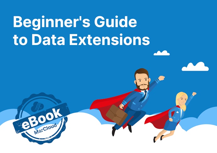 eBook cover with text Beginner's Guide to Data Extensions