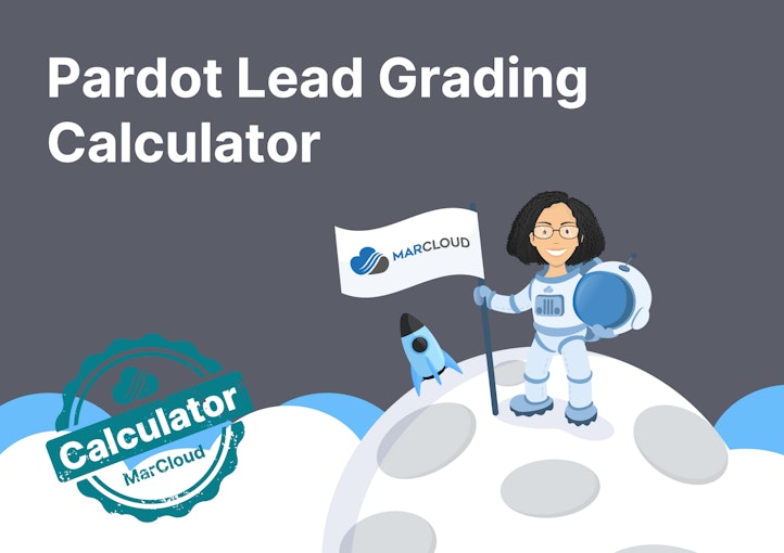Cover with text Pardot Lead Grading Calculator