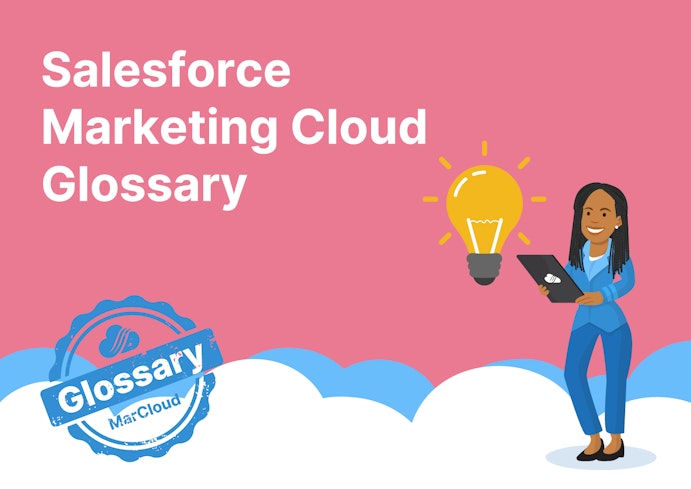Salesforce Marketing Cloud glossary cover page
