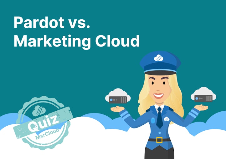 Cover with text Pardot vs. Marketing Cloud