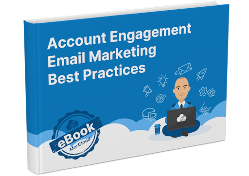 3D eBook cover with text Pardot Email Marketing Best Practices