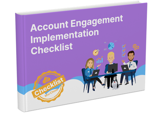 3D eBook cover with text Pardot Implementation Checklist