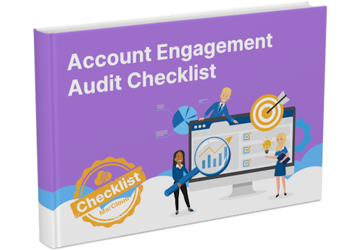 3D eBook cover with text Pardot Account Audit Checklist
