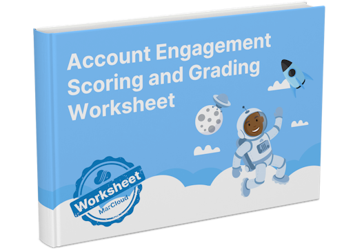 3D eBook cover with text Pardot Scoring and Grading Worksheet