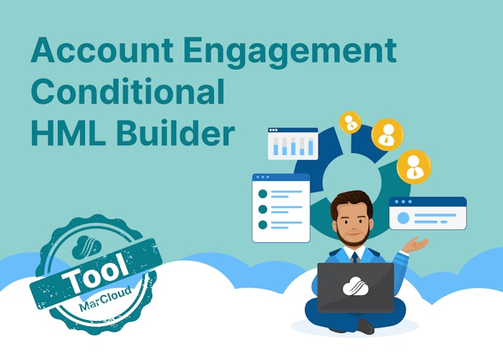 Cover with text Pardot Conditional HML Builder