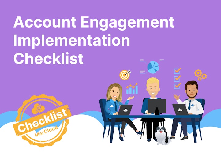 Checklist cover page with the text Pardot Implementation Checklist