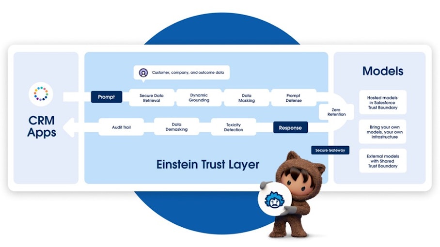 Illustration of the Einstein Trust Layer