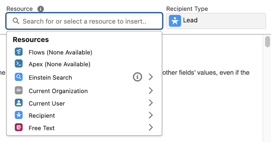 Screenshot of Prompt Builder resources