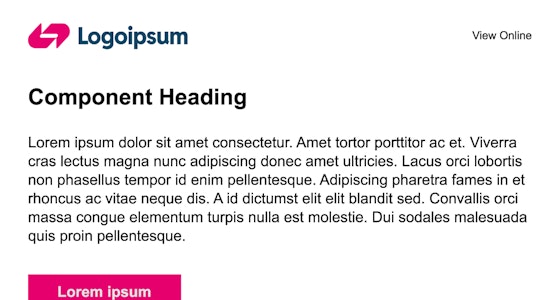 Screenshot of email template ET06