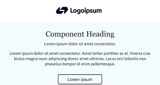 Screenshot of email template ET15