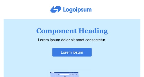 Screenshot of email template ET16