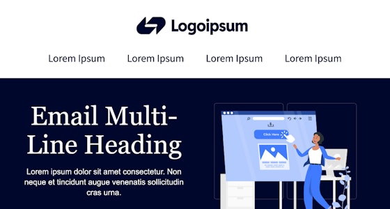 Screenshot of email template ET22