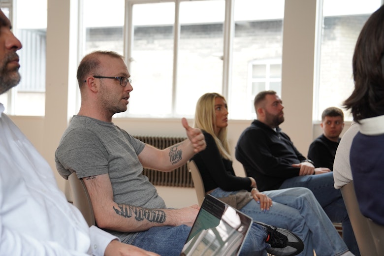 MarCloud consultants sitting the audience