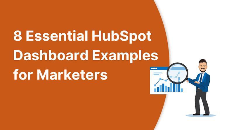 8 Essentials HubSpot Dashboard Example for Marketers