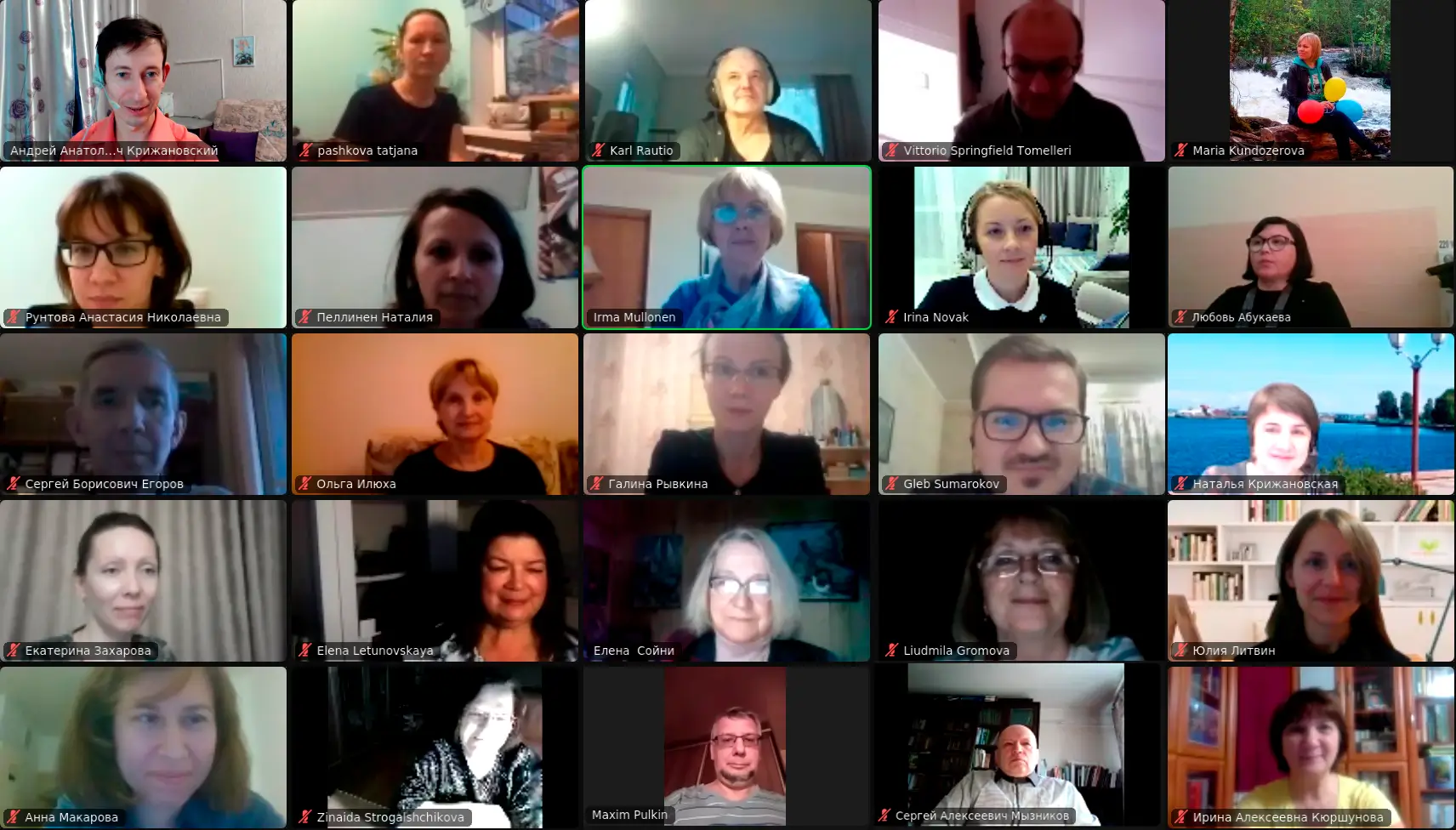 A screenshot of a Zoom meeting