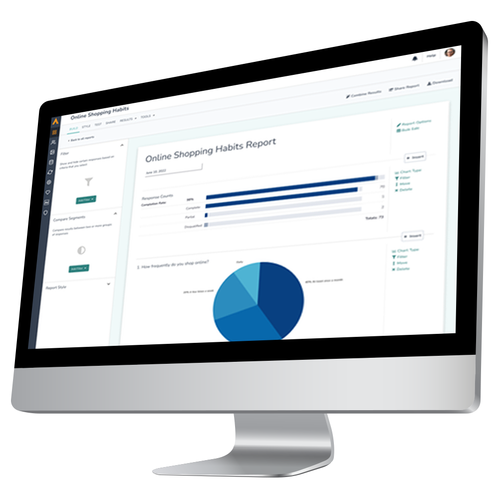 A macbook desktop showing a data dashboard