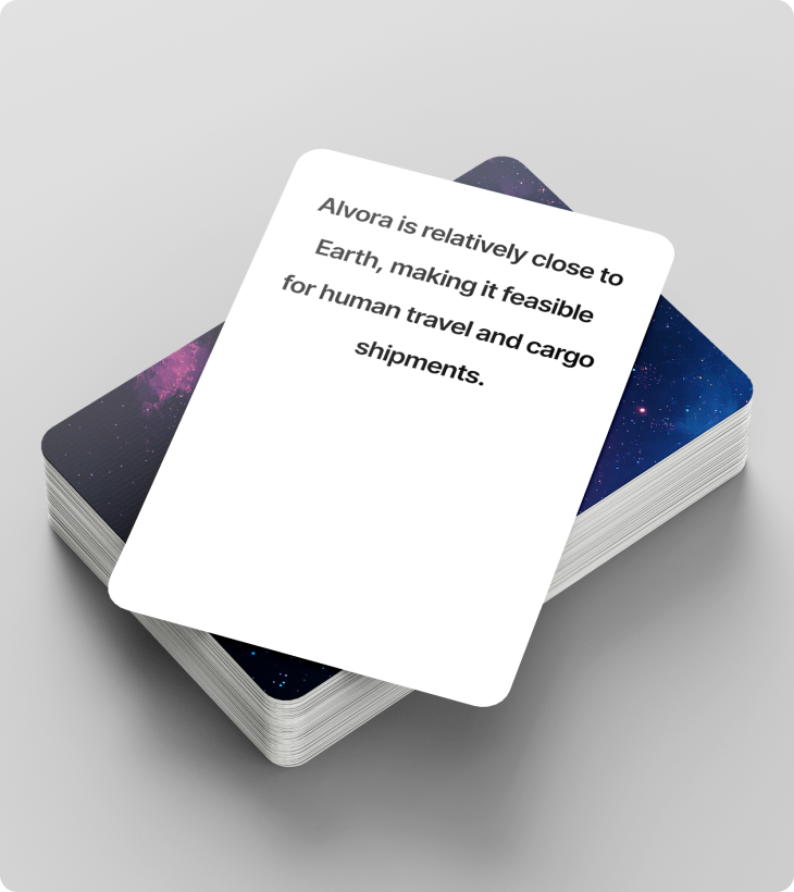 A deck of cards with the top one flipped