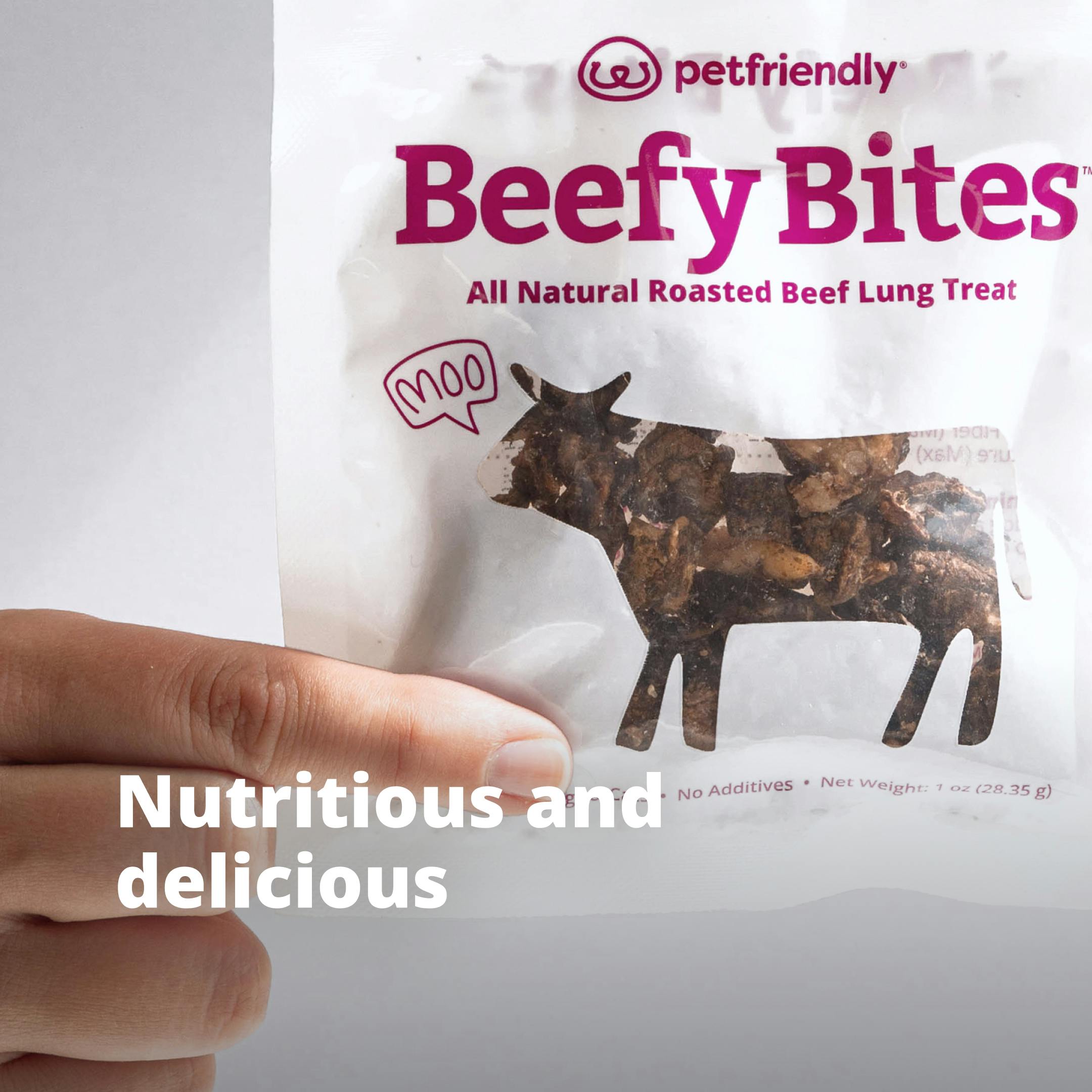 PetFriendly Beefy Bites in Use