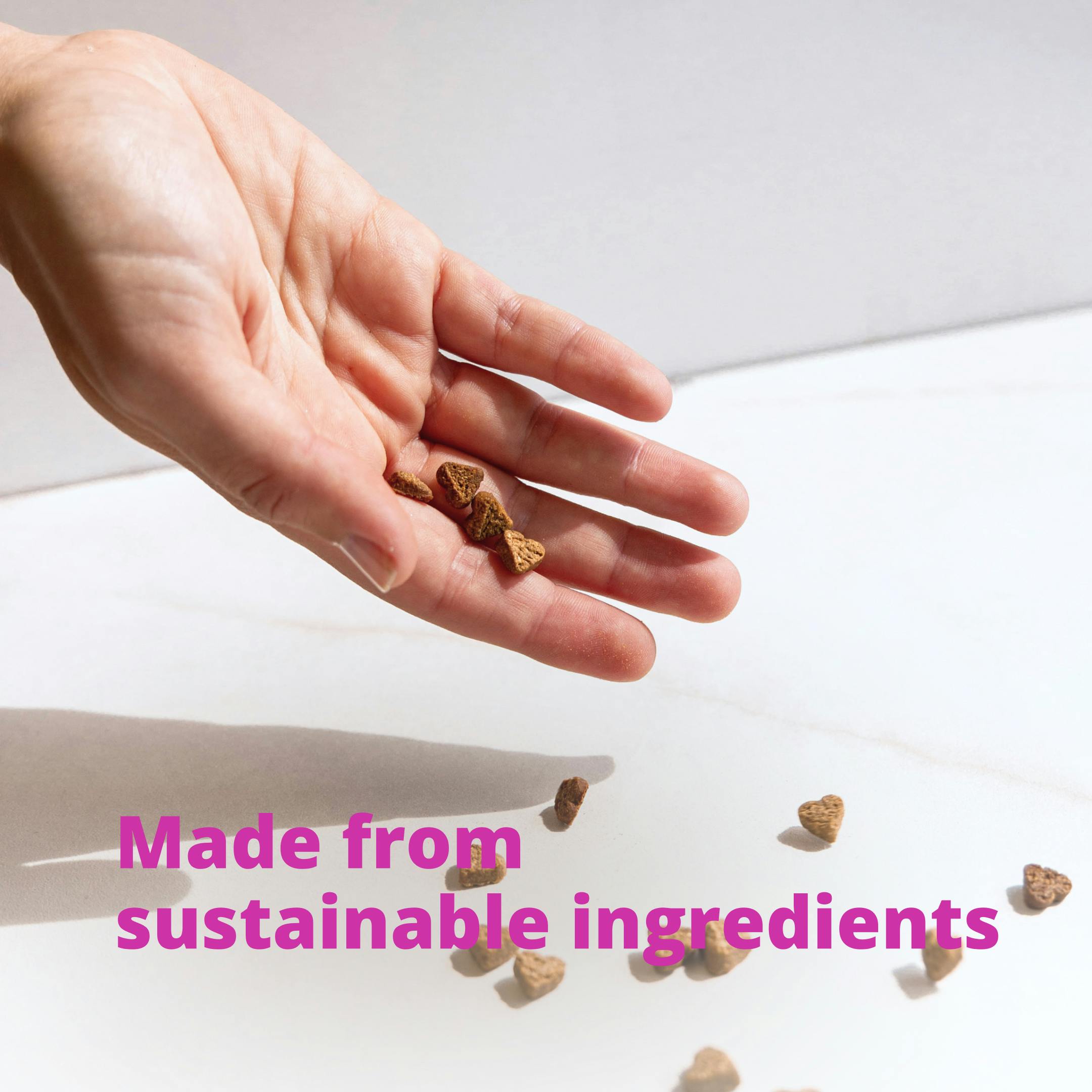 Made from sustainable ingredients