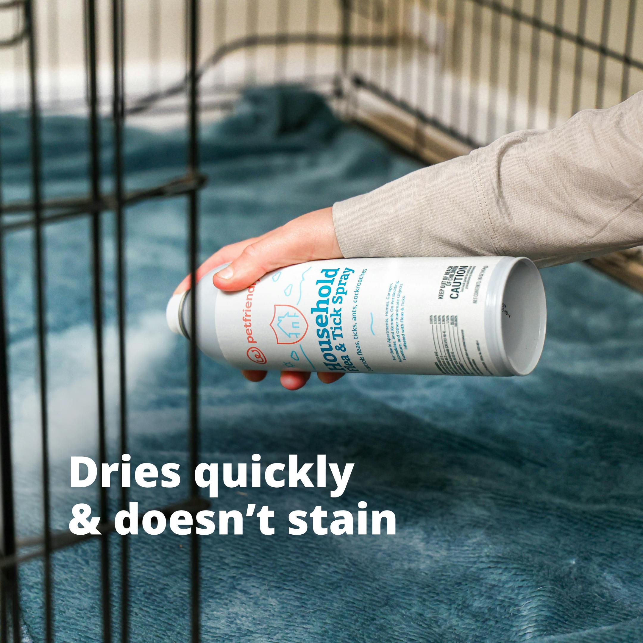 Dries Quickly & Doesn't Stain