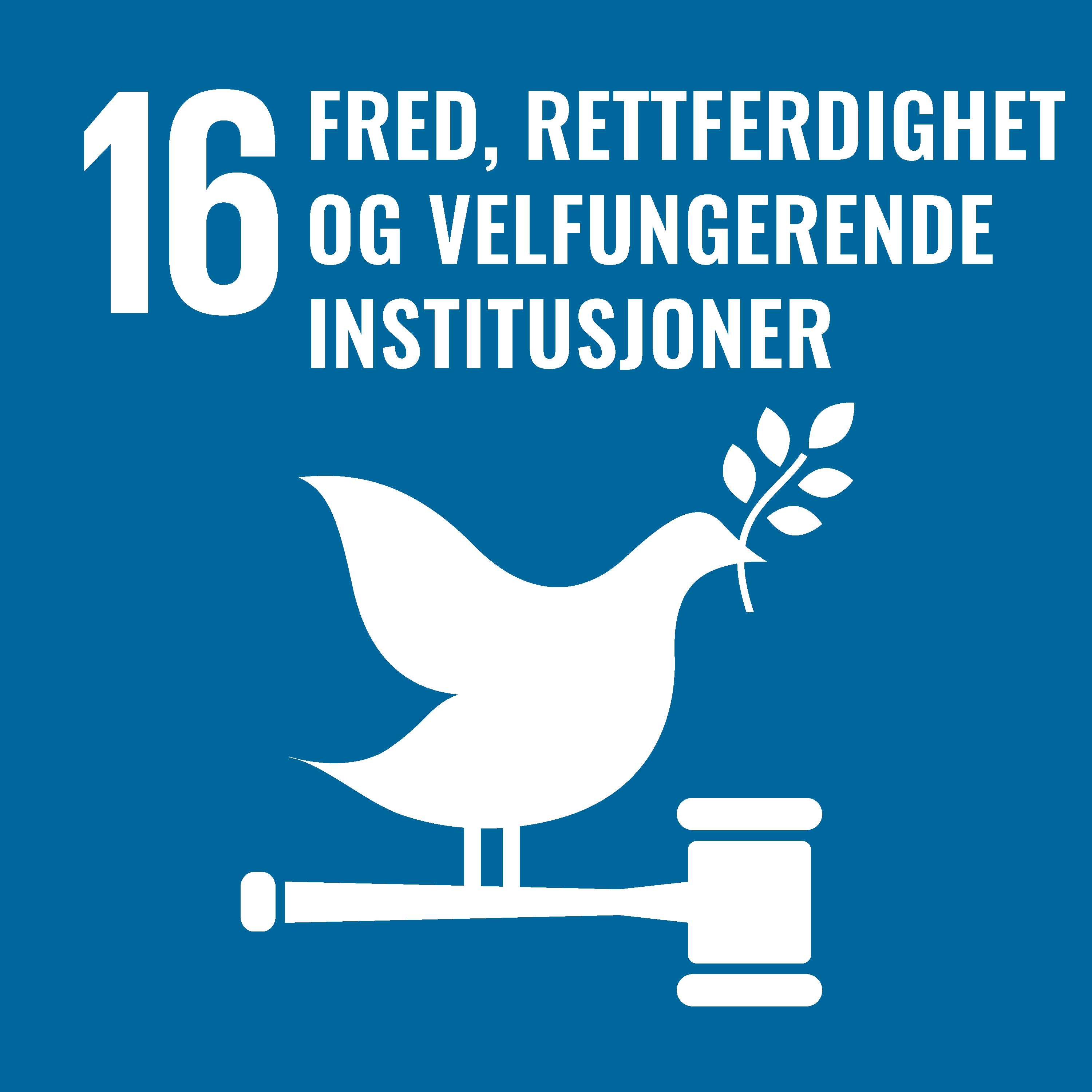Mål 16: Fred, rettferdighet og velfungerende institusjoner
