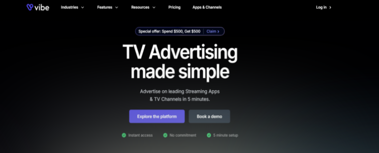 VIBE Homepage