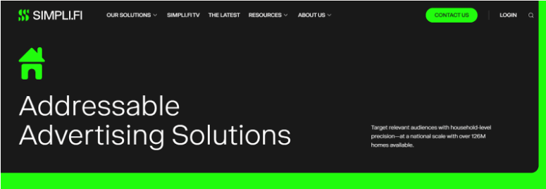 Simpli.fi’s homepage
