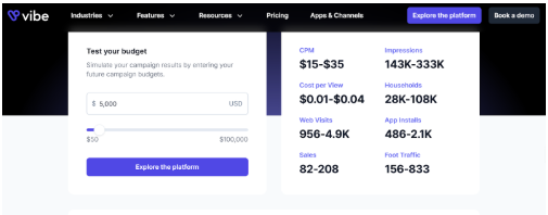 Vibe pricing