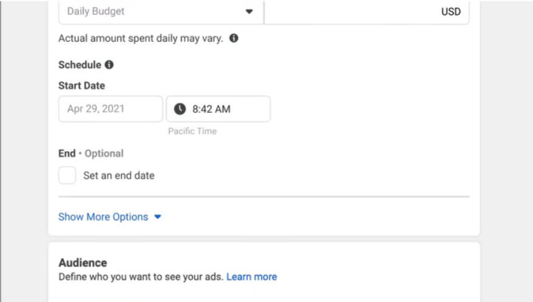Facebook Ads pricing overview 