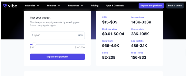 Vibe pricing