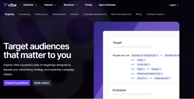 Vibe targeting feature
