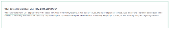 G2 reviews of Vibe
