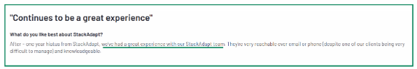 G2 reviews of StackAdapt