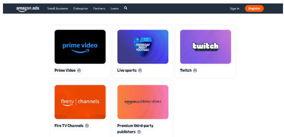 Amazon Streaming TV ads channel