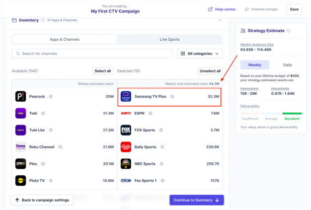 Vibe for Smart TV advertising
