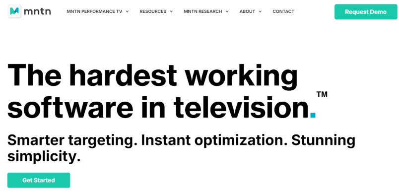 MNTN Webpage